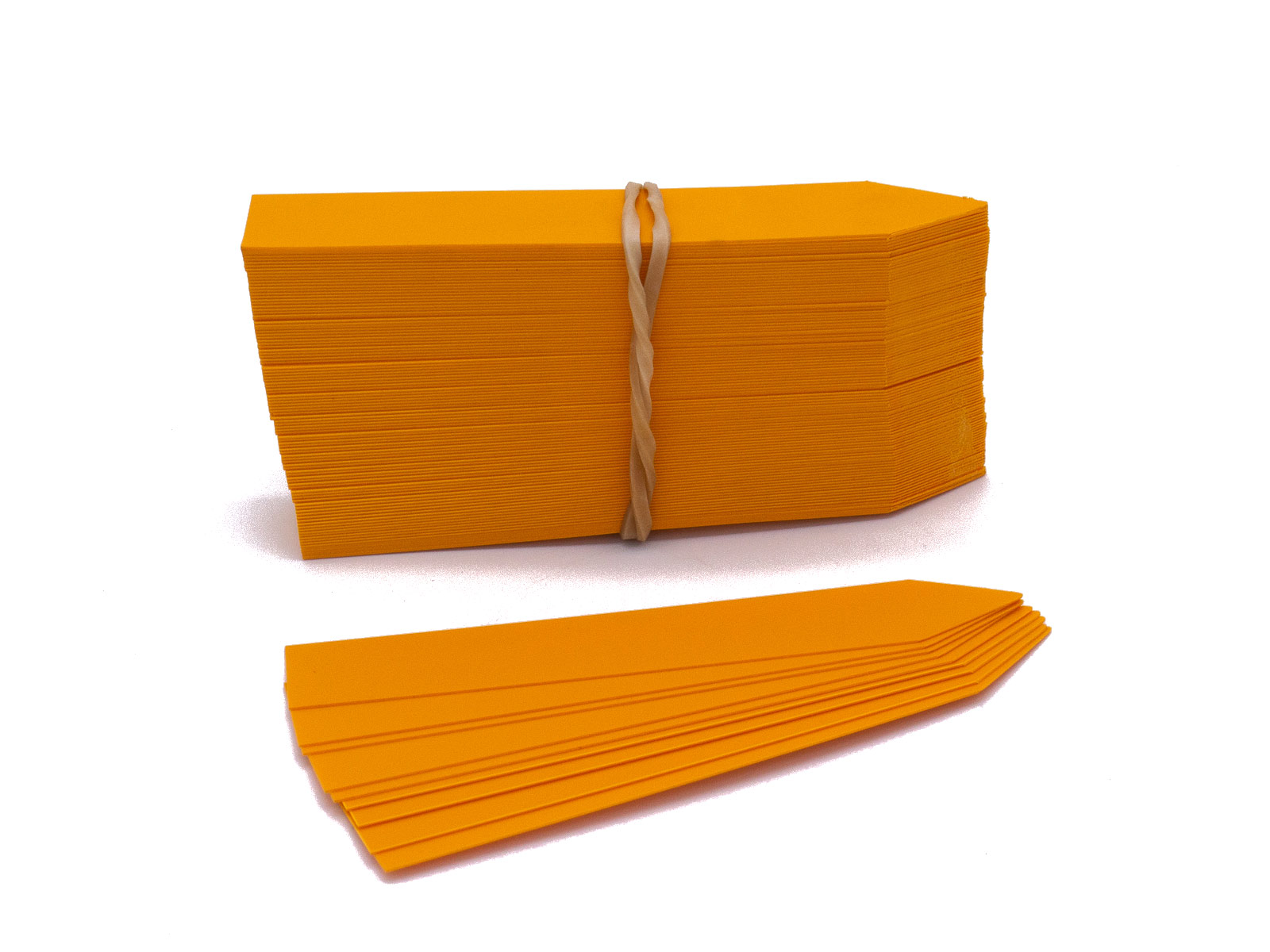 Stecketiketten orange, 100 Stk